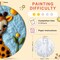 Needle Felting Kit Beginner with Video Tutorials, Cute Giraffe Needle Felting Wool Kits Include Wool, Needles, Foam Pad, Felt Cloth, Instructions